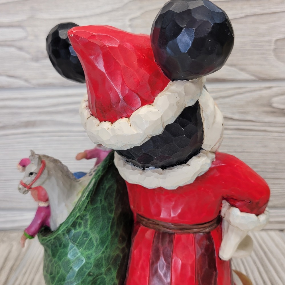 Jim Shore Disney Toys To The World Mickey Mouse Santa Traditions Figure 4027922 - Picture 6 of 10
